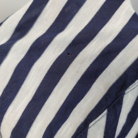 4/$25 Cato Navy Blue Striped Straight Maxi Skirt Size Small - Picture 10 of 16